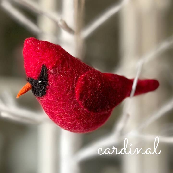 Sheep Farm Felt - Wholesale Ornament Set - Felt Bird Ornaments