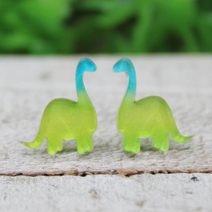 Akvarel Dinosaur Ørestikker for engroshandel hos Hylidae Boutique