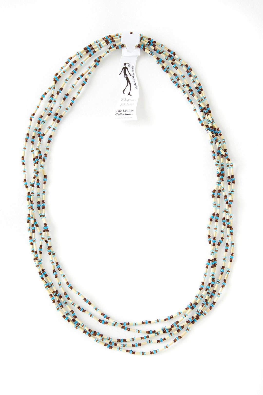 Swahili | AFRICAN MODERN - Wholesale Beaded Bracelet - Set/5 Snake 26" Zulugrass Single Strands from The Leakey Collection1