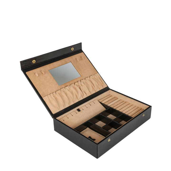 Time Resistance - Wholesale Jewelry Box/Organizer - Womens Leather Jewelry Box Accessory Box - The Line of Beauty22