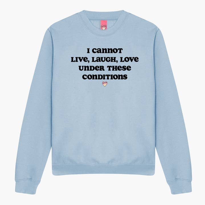 Sudadera Live Laugh Love (unisex) para venta al por mayor de SassySpud