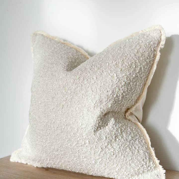 Ellenvale Trade - Wholesale Throw Pillow Cover - Sofia Cream Boucle Cushion Cover in 4 Sizes