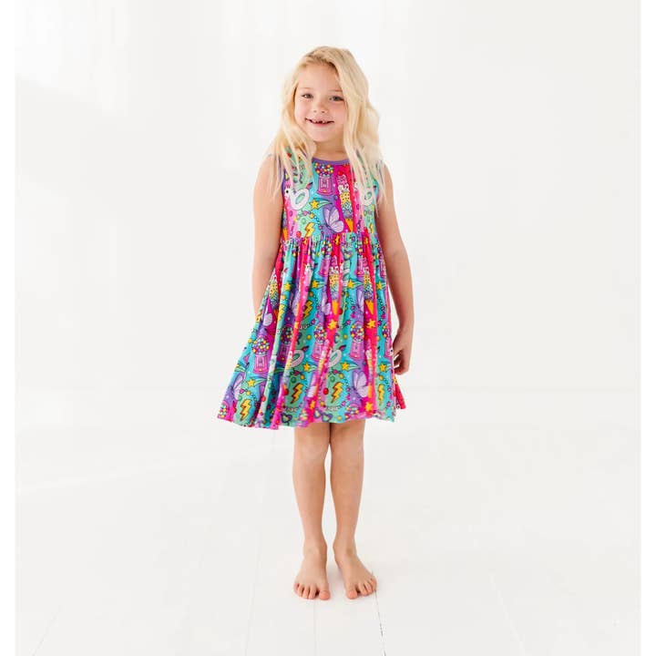 Kiki + Lulu - Wholesale Dress - Kids - Rocket Lion Skater Dress