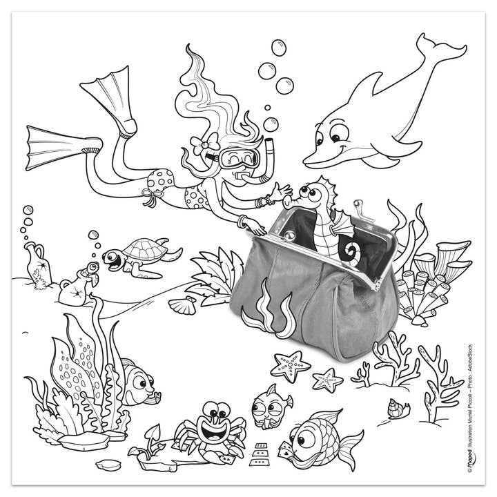 Janod - Wholesale Coloring Book - Kids & Baby - Spiral Bound Coloring Book to Color - 15 Pages