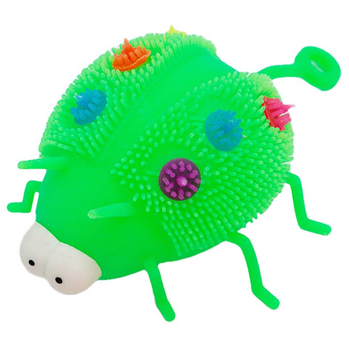 Cap Zone - Wholesale Knijpbal - Kinderen en baby - Goofy Ladybug Spiky Puffer LED Light-Up Squishy9