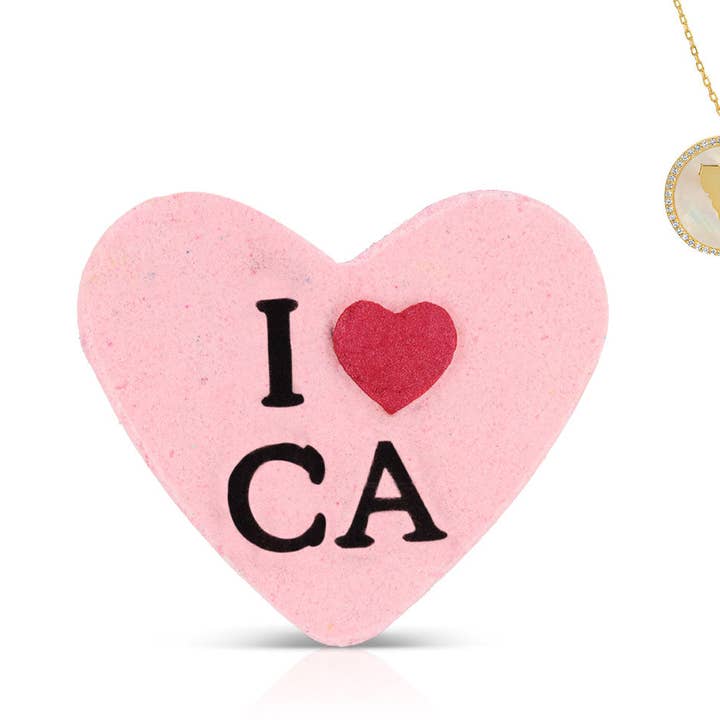 I Heart California - Bath Bomb for wholesale by Fragrant Jewels