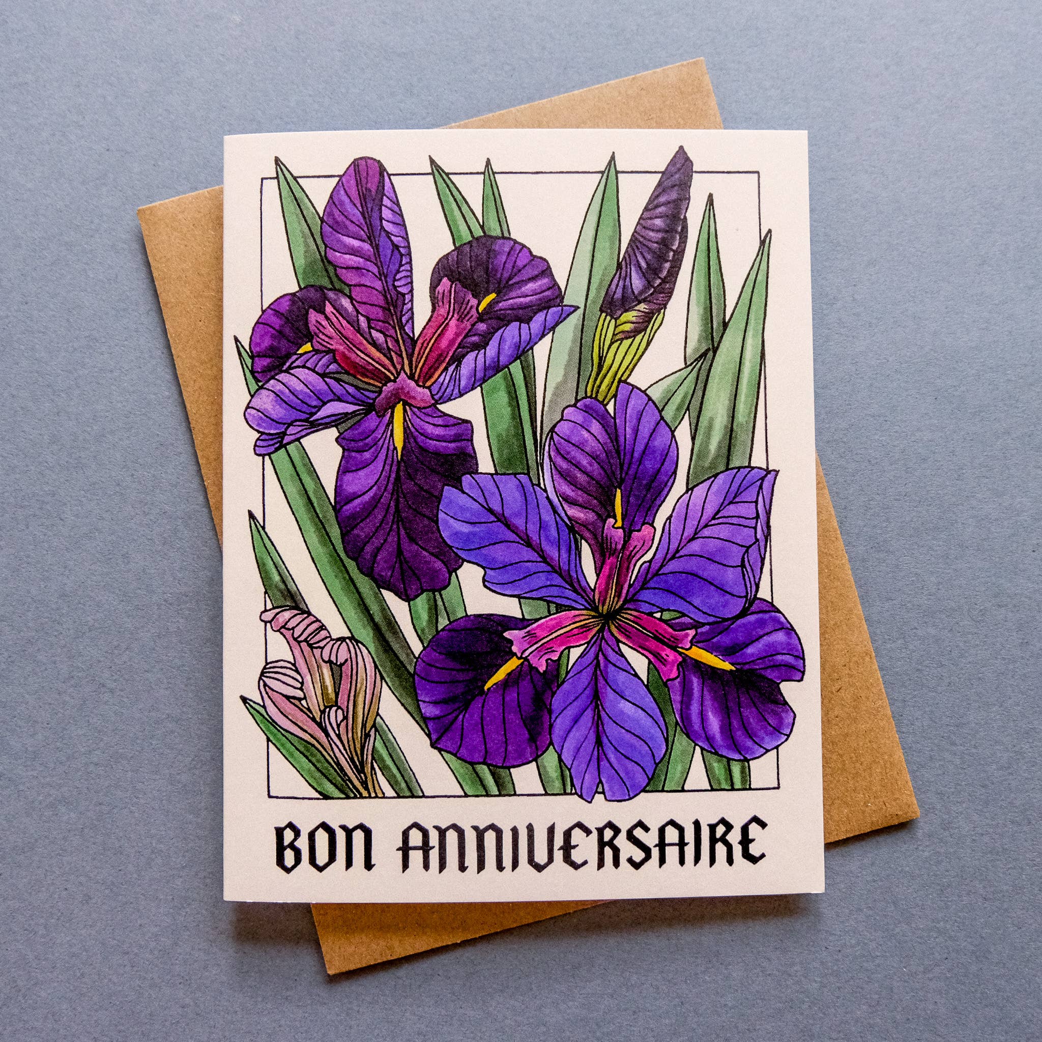 Mattea - Wholesale Birthday Card - Bon Anniversaire Card2