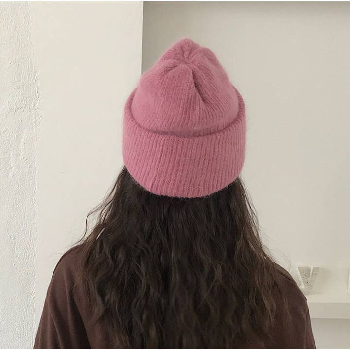 FanakoStudioNYC – Großhandel Beanie – Damen – Beanie-Mütze aus Schurwolle und Kaninchenfell für Damen, Wintermütze für Damen, warmes Weihnachtsgeschenk2