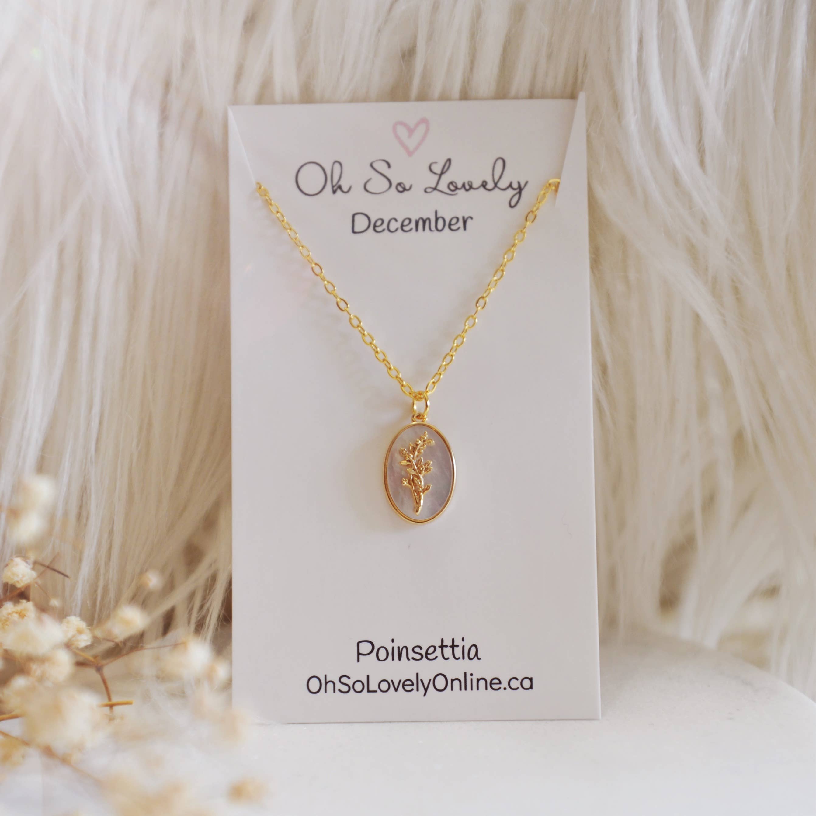 Oh So Lovely - Wholesale Pendant/Charm Necklace - Flora Birth Flower Necklace24