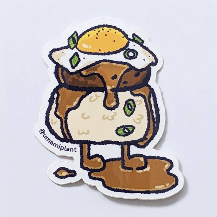 Loco Moco Tomodachi vinyl klistermärke för wholesale av UMAMIPLANT