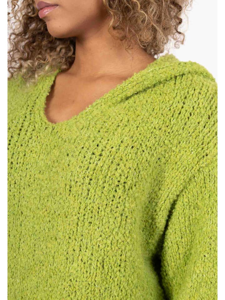 LINEN & COTTON HOUSE - Wholesale Knit Sweater - Women's - 8951 FALL WINTER CLOTHING HOODIE 23