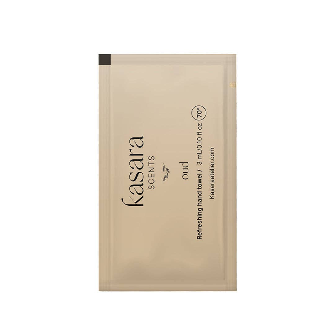 Kasara Atelier - Wholesale Hand sanitiser - Oud, perfumed wipes 60pcs1