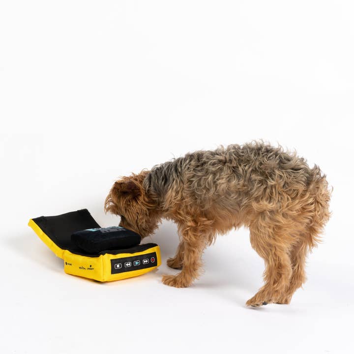 Dollar Paw - Wholesale Pet Plush Toy - Dog - Dawgman Dog Toy – Retro Walkman-Inspired Plush Toy with Crinkle & Squeaker2