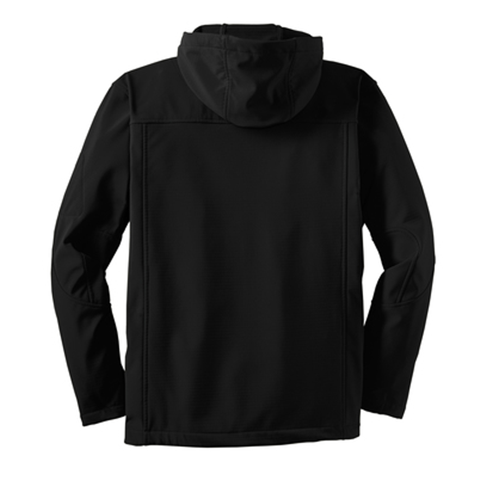 Negro Chaqueta Softshell con capucha Dodge® Vintage Demon para hombre, color negro de venta al por mayor en Faire1
