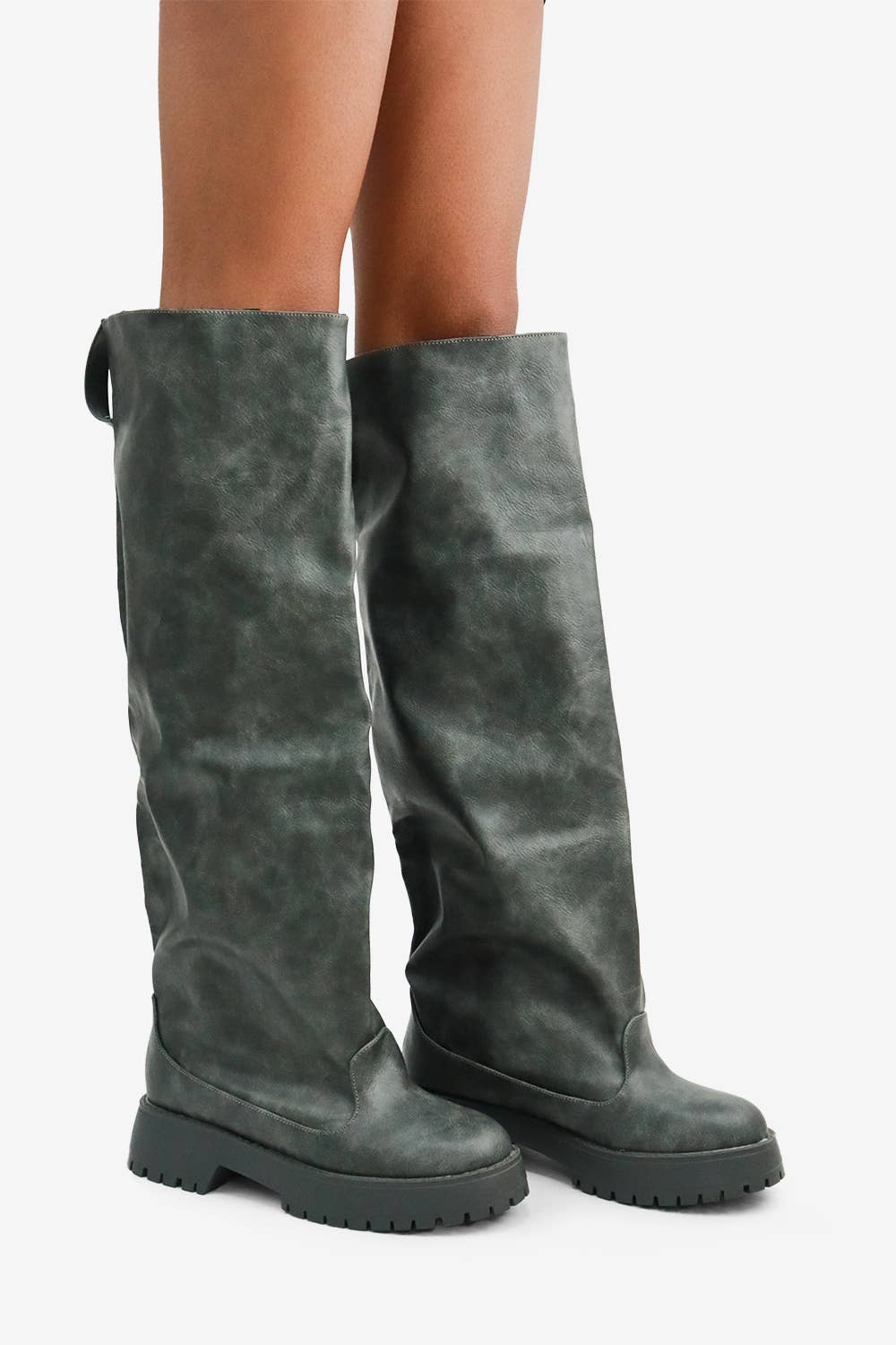 Lemonade Shoes – Engroshandel Støvler - Dame – CITY OF GOD høje slaskede støvler med robust sål1