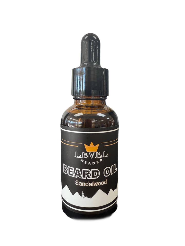 Huile de Barbe - Bois de Santal pour la vente par Level Headed Pomade