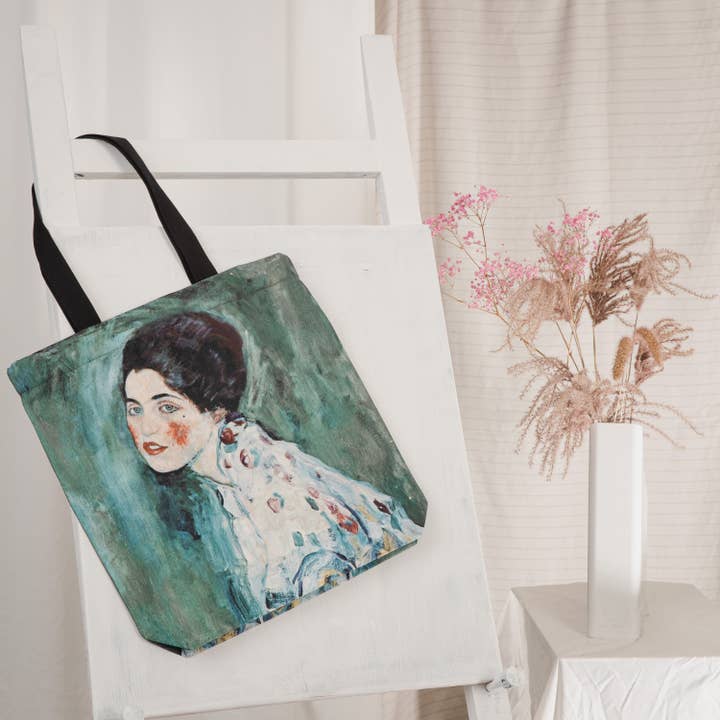Bolsa Tote Gustav Klimt «Portrait of a Lady» para venta al por mayor de Pitextile