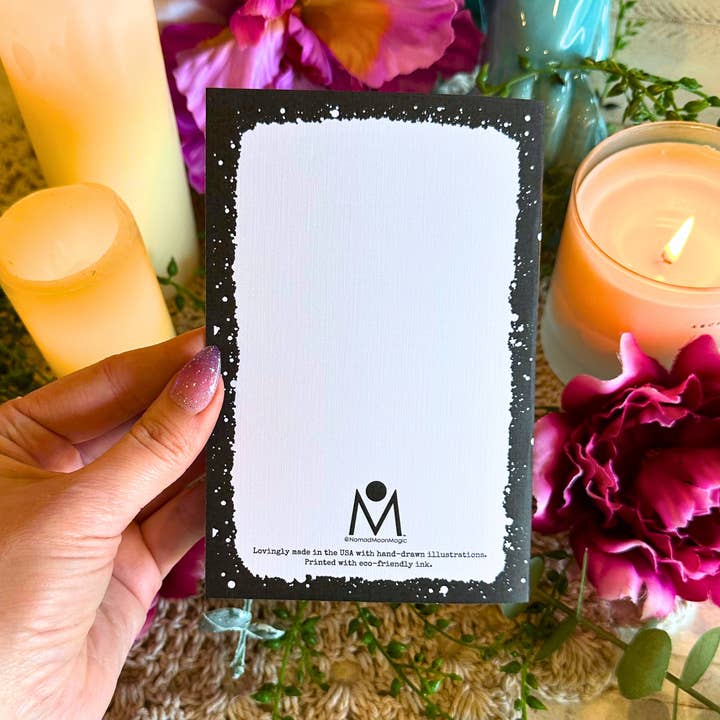 NOMAD Moon Magic - Vendita all'ingrosso Biglietti per San Valentino - Biglietto d'Amore di San Valentino con Opossum Carino Fatto a Mano3