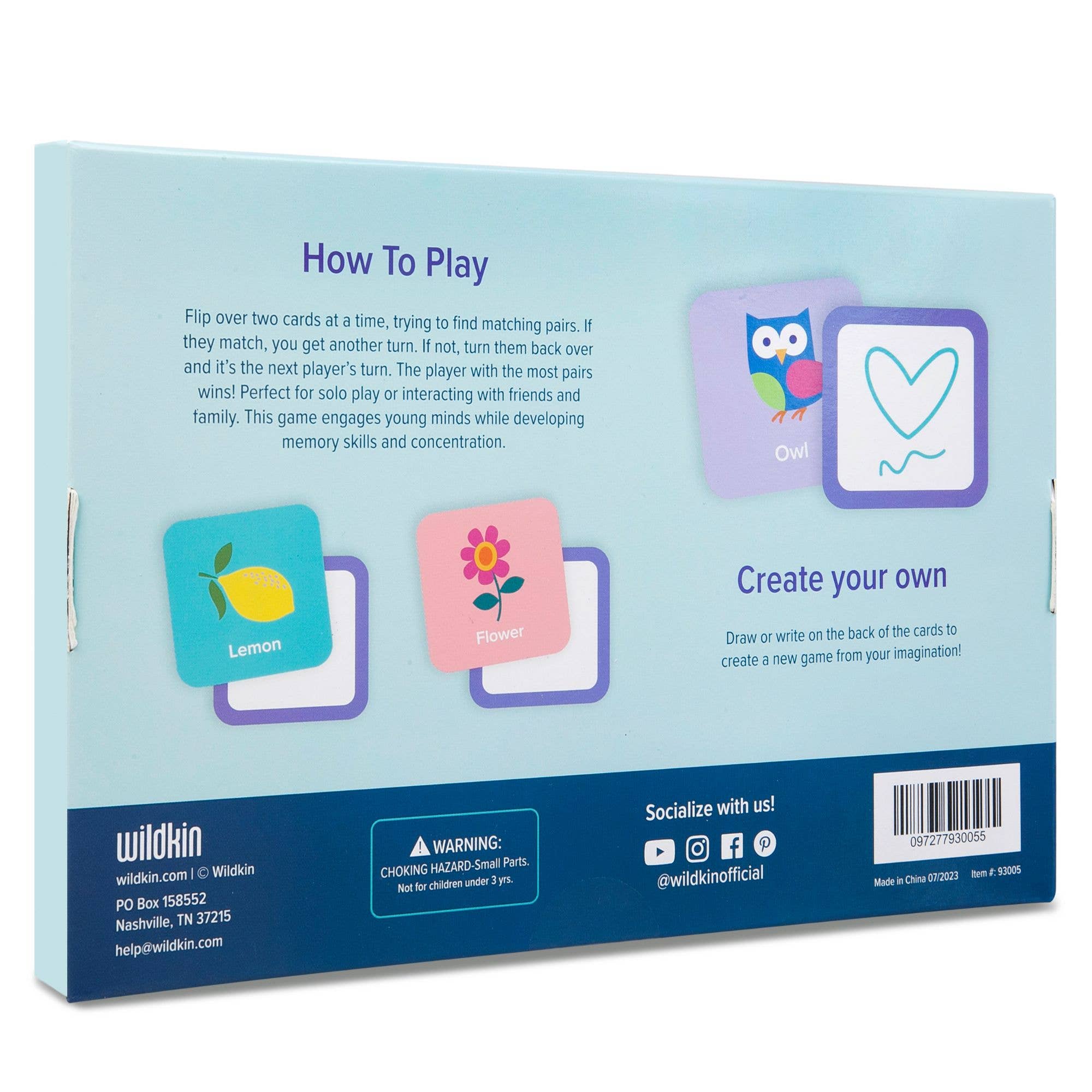 Wildkin - Wholesale Brain Game - Kids - Memory Matching Game 72 pc - Girls - 36 pairs2