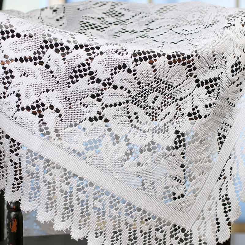 Factory Direct Craft - Wholesale Doily - 36" x 34"   White Lace Table Doily1