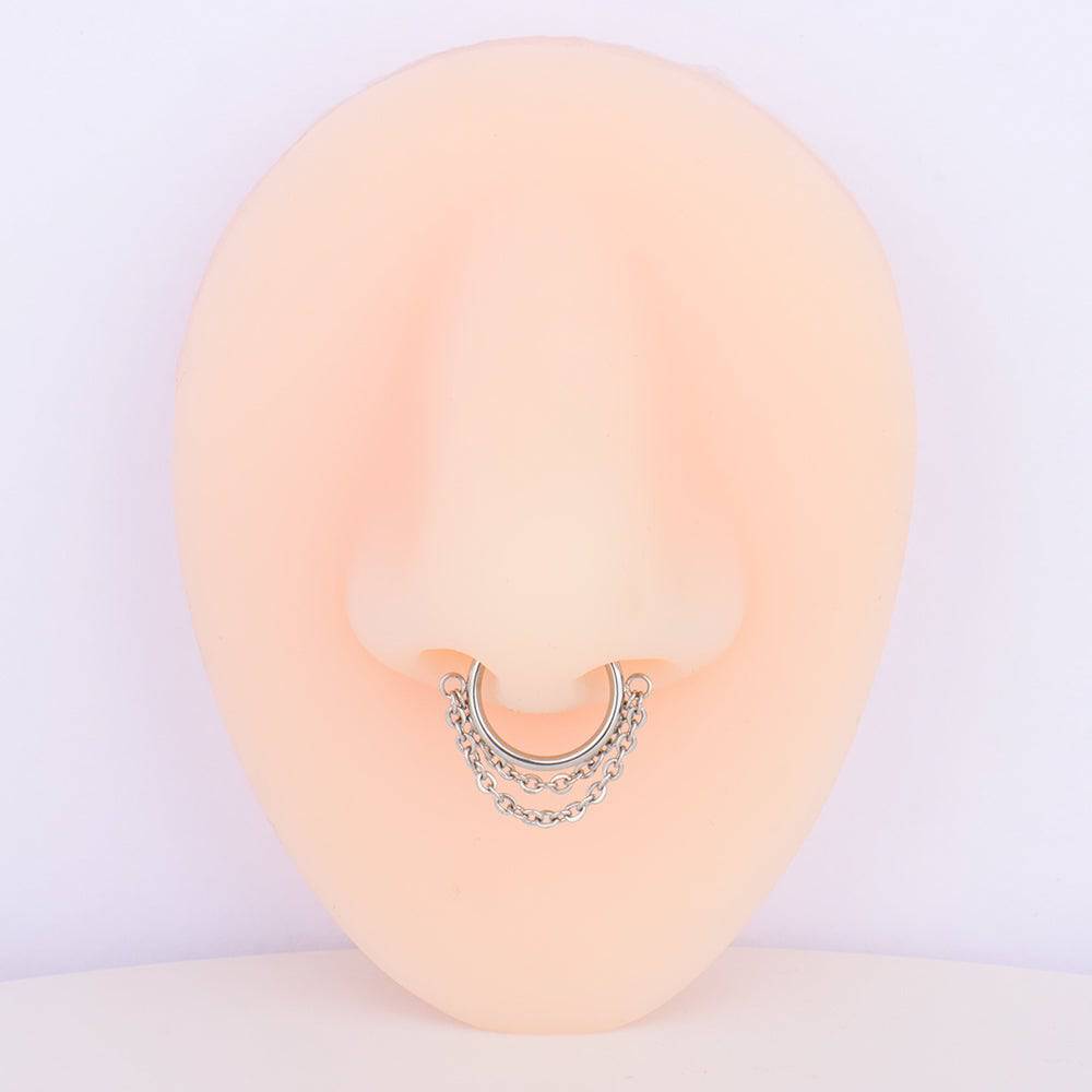 oumo jewelry - Wholesale Nose Ring - Chain Hoop Nose Ring2