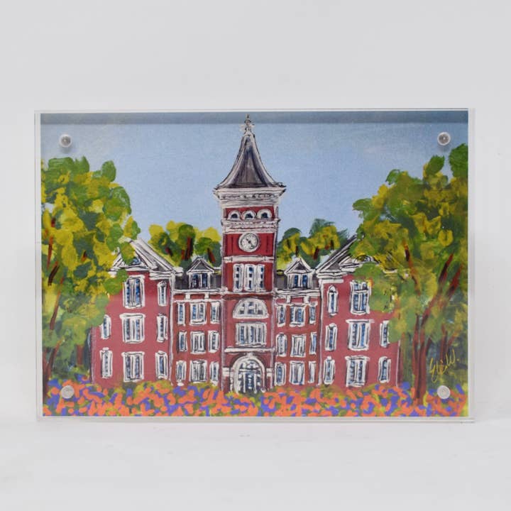 Blocco acrilico Clemson Landmark - 5x7 per la vendita all'ingrosso da parte di HAVE MERCY LLC