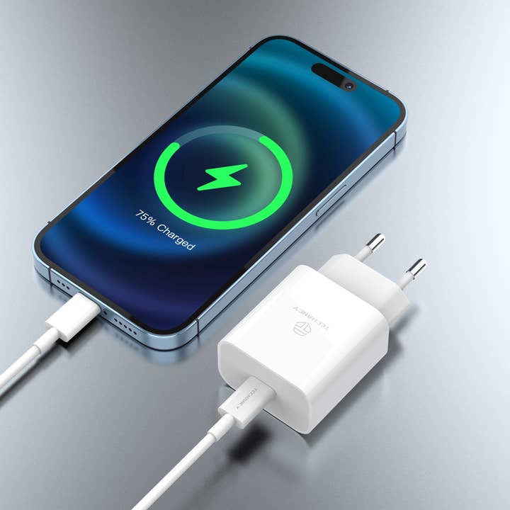 TECHANCY - Wholesale Voedingsadapter/oplader - TECHANCY 33W PD3.0 USB-C snellader met Type-C naar Lightning-kabel6