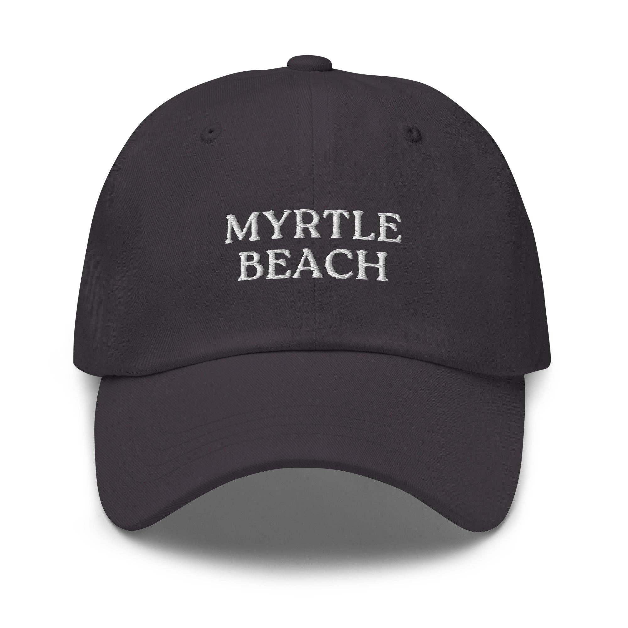 CRE PYT - Wholesale Baseball Cap - Unisex - Myrtle Beach SC South Carolina Embroidered Dad Hat | White Thread4