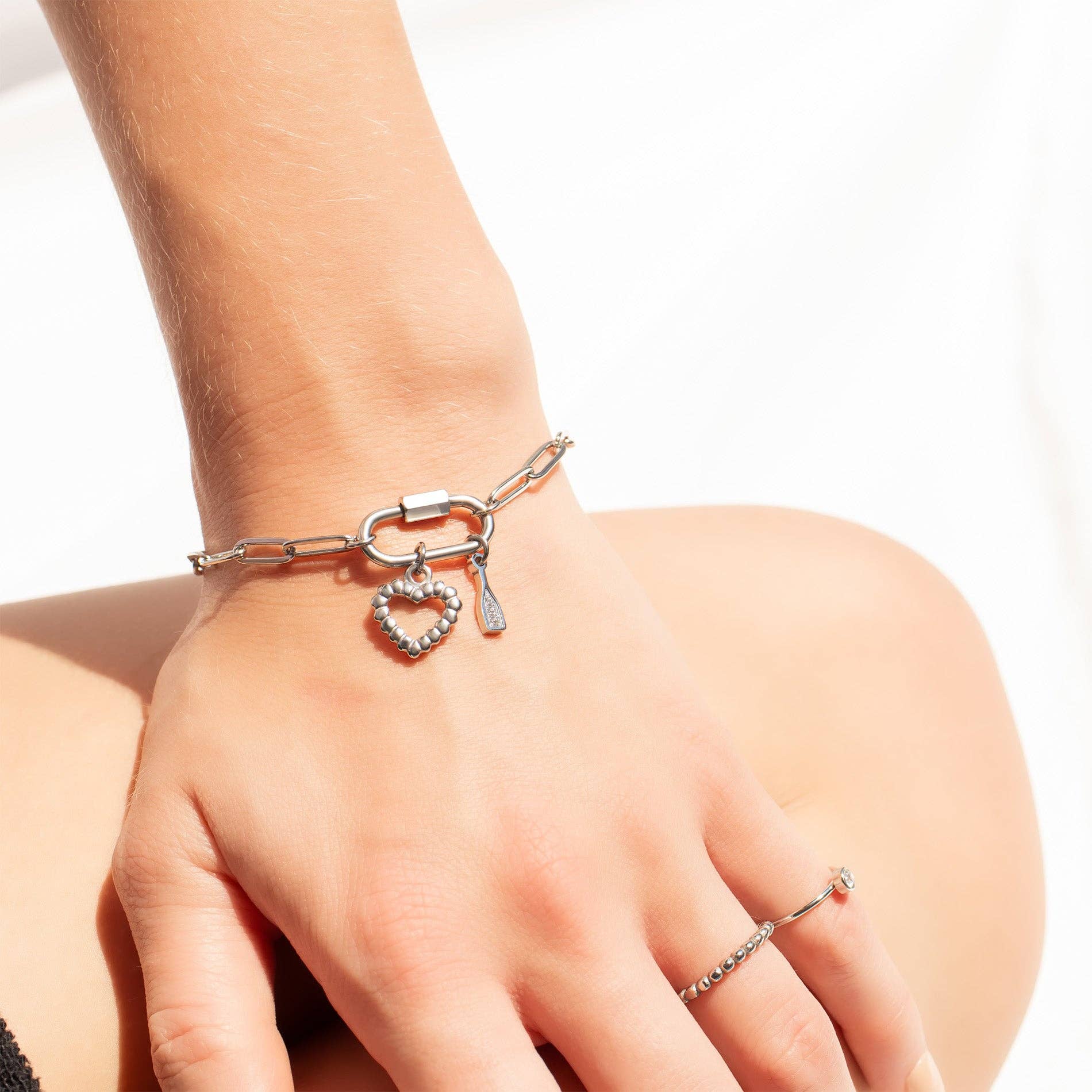 WJW - Wholesale Individual Charm/Pendant - 18K Gold PVD Stainless Steel Champagne Bottle Charm11