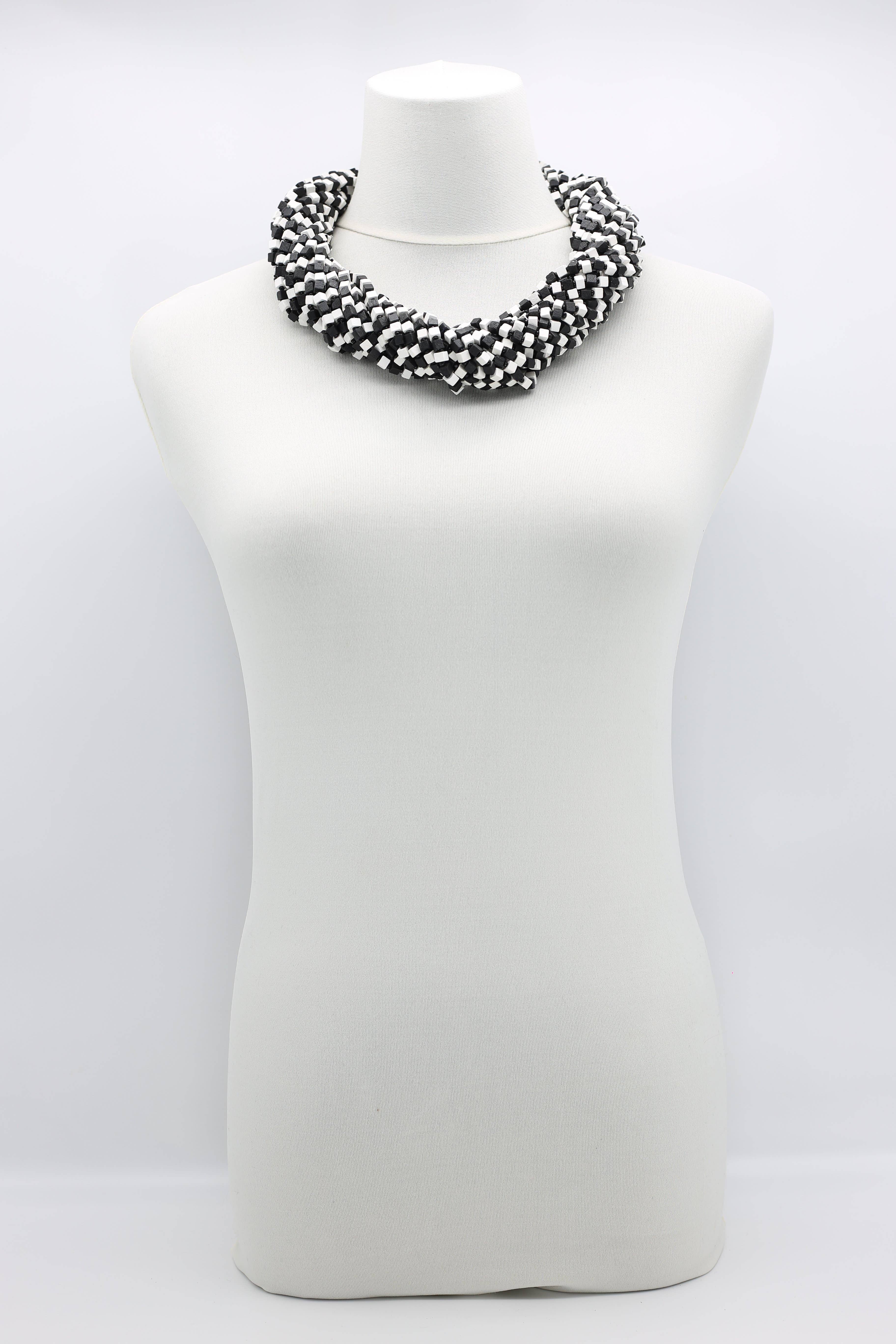 Jianhui London – Engroshandel Perlehalskæde – Den næste Pashmina halskæde Træperler - Mosaic Art48