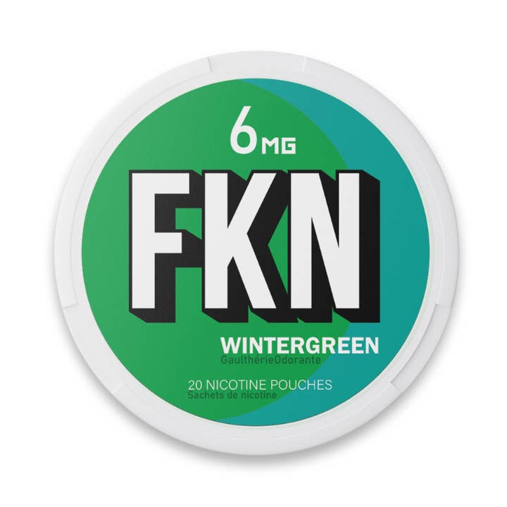 Pochettes de nicotine FKN 6MG (Wintergreen) pour la vente par FKN Rich