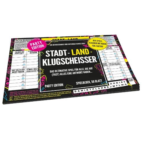 Spilleblok - By - Land - Klogskider - Fest for engroshandel hos Kylskåpspoesi