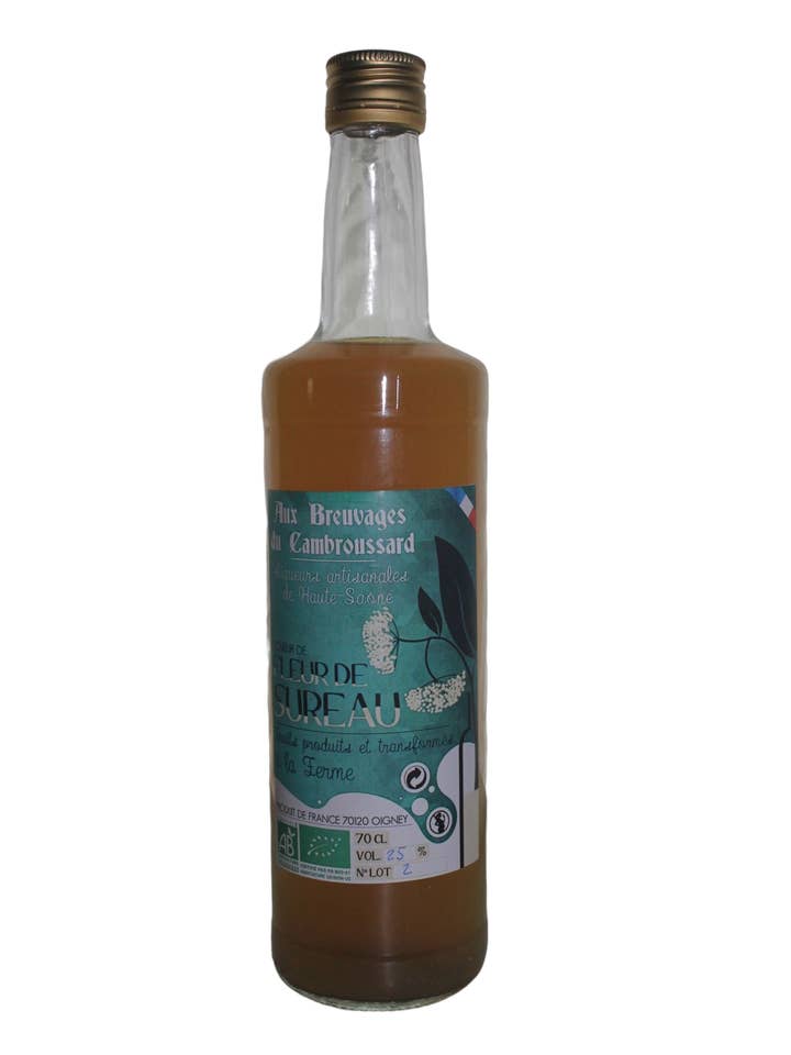 Holunderblütenlikör für den Großhandel von Aux breuvages du cambroussard