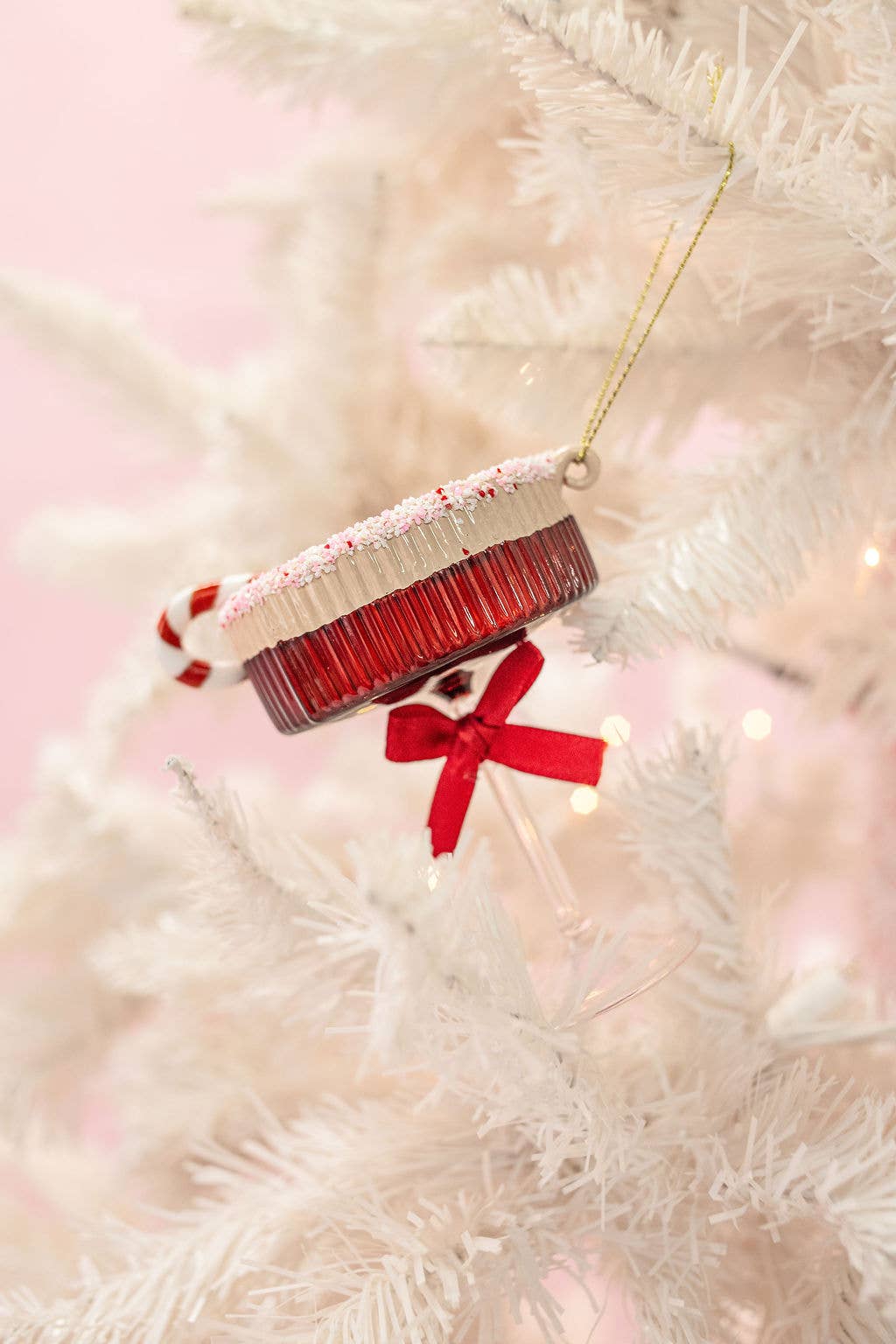 Rock Paper Scissors - Vente Objets de décoration - Ornement de Noël Espresso Martini - Traîneau-tini à la menthe poivrée2