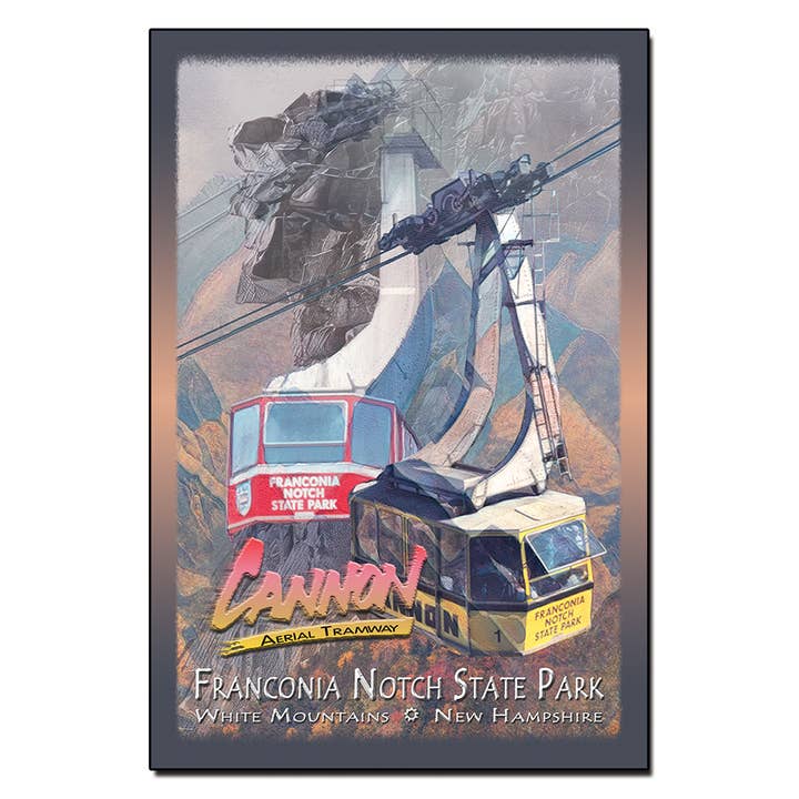 #9222 Carte postale du mémorial du tramway du New Hampshire pour la vente par White Mountain Images