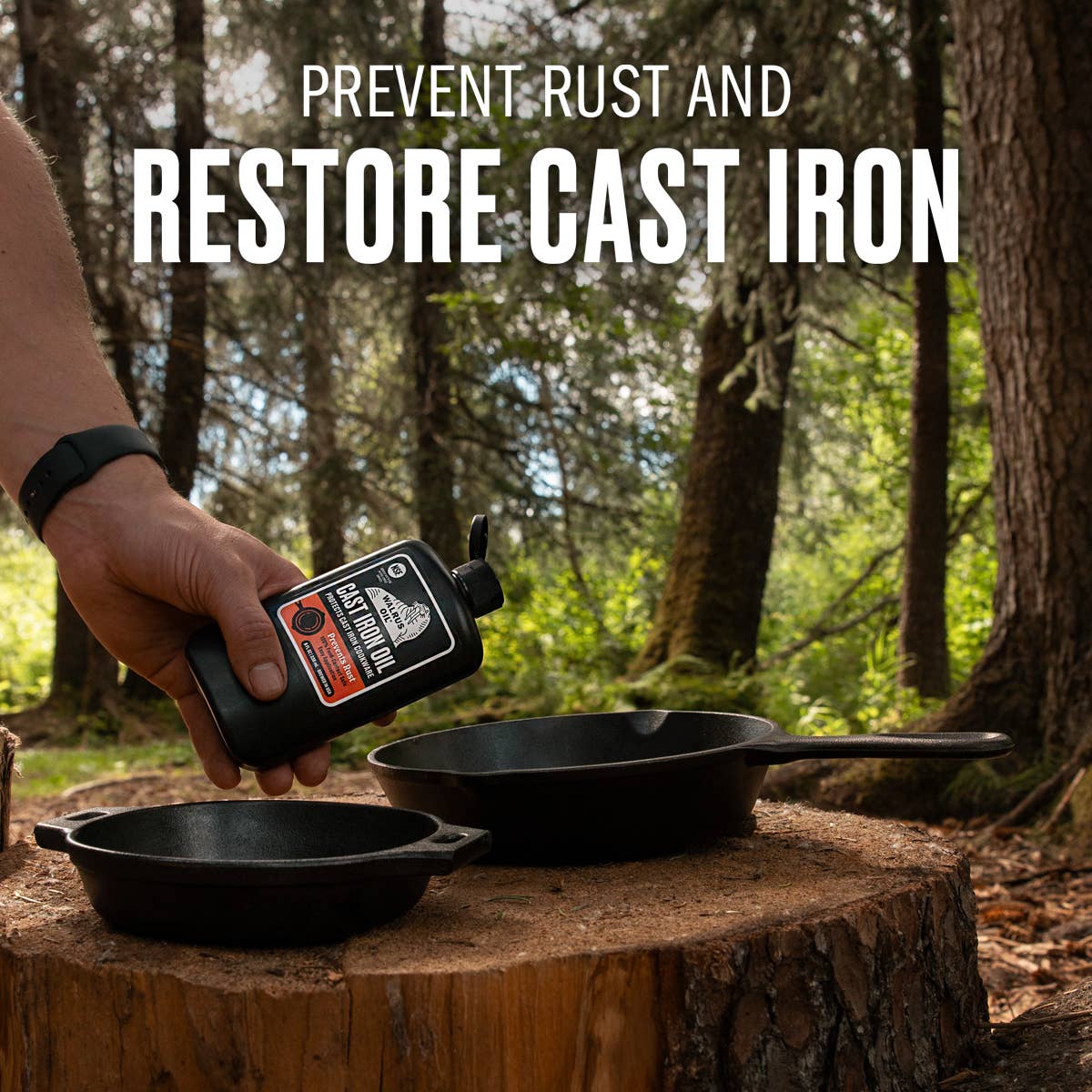 Walrus Oil - Wholesale Cast Iron Skillet - Cast Iron Oil, 8oz5