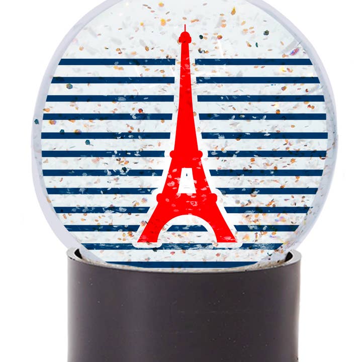 Bola de nieve de cristal Torre Eiffel Marinera para venta al por mayor de Les Parisettes