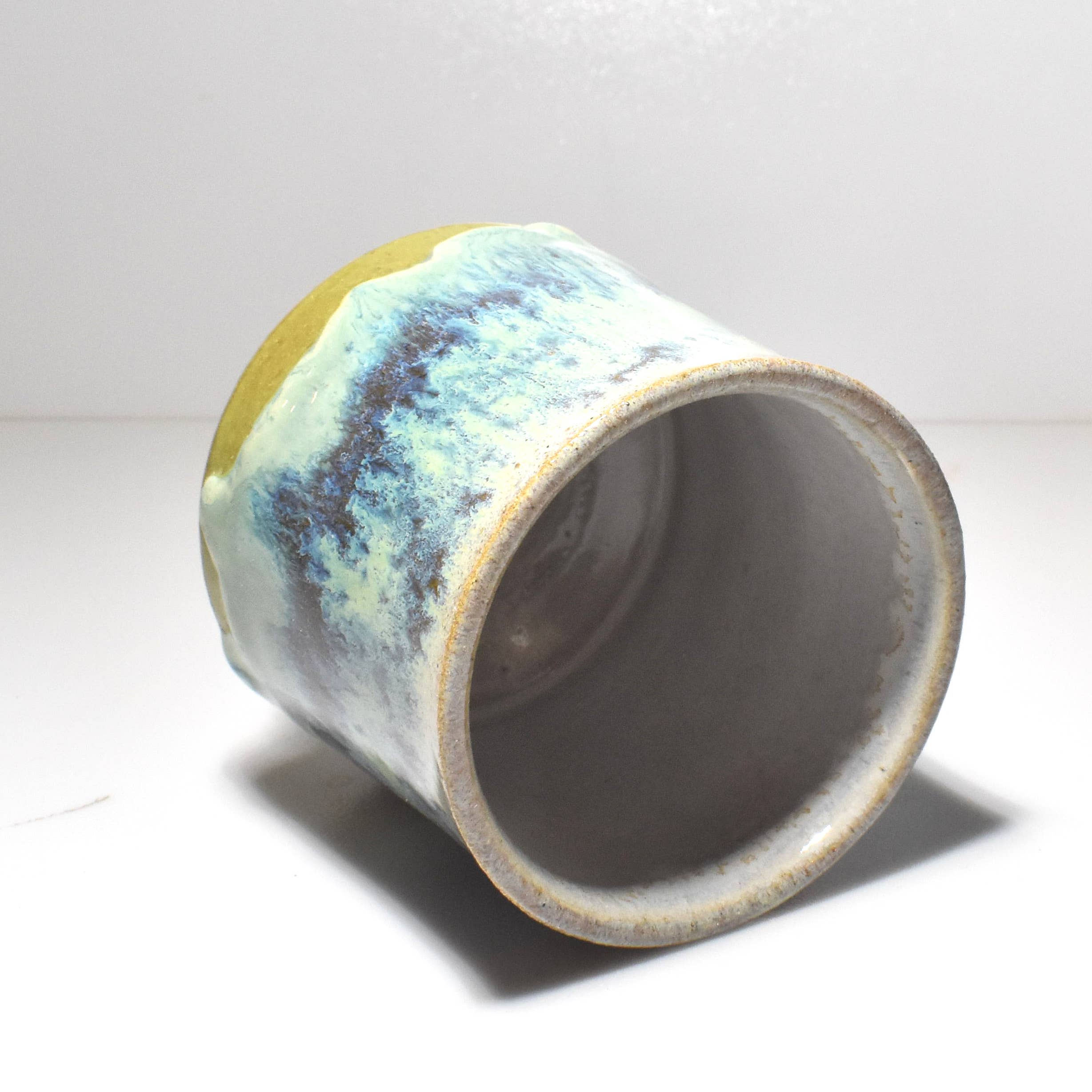 Ceramic Heights - Wholesale Coffee Mug - Drippy Ocean Tumbler4