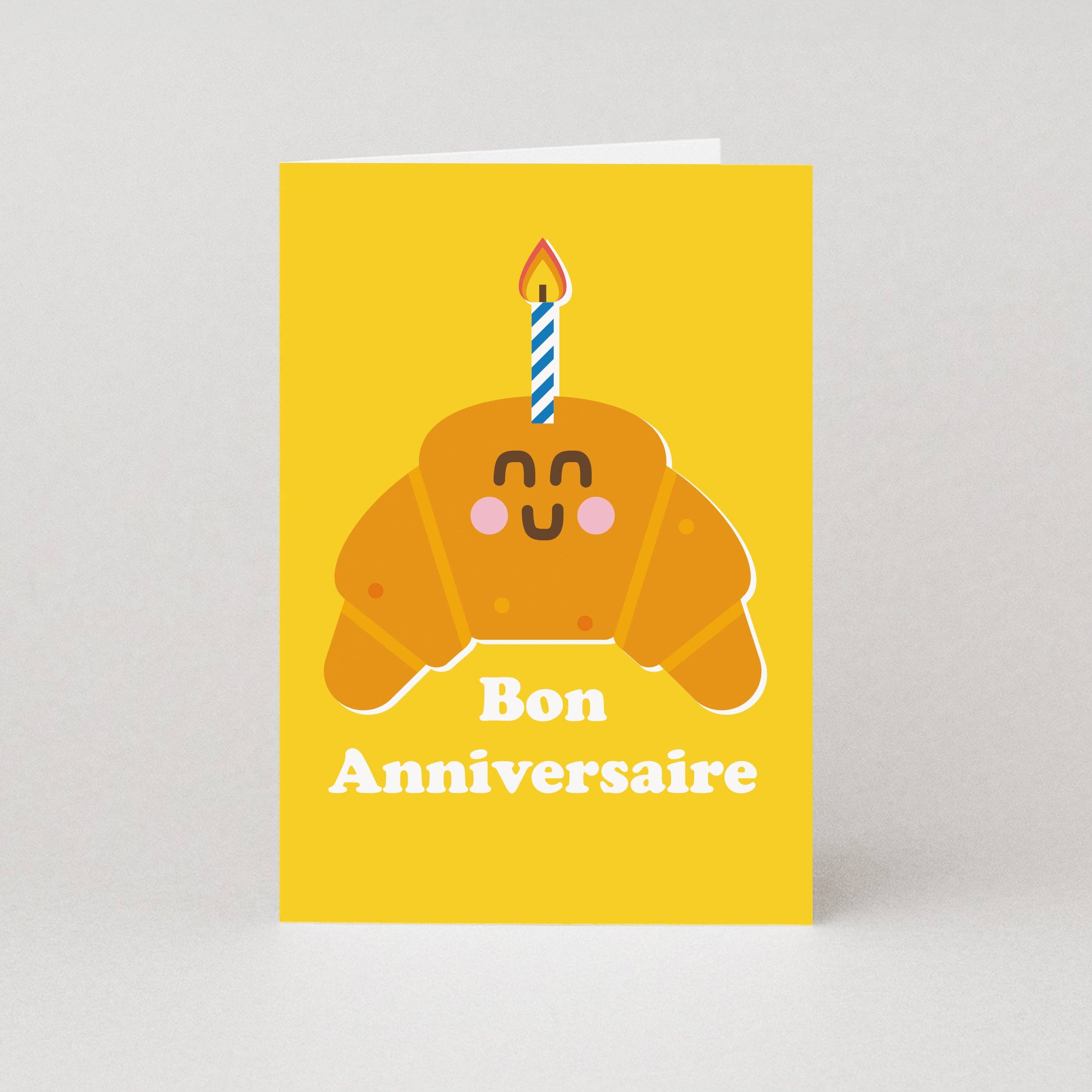 Studio Boketto - Wholesale Birthday Card - Croissant Birthday Card | Croissant Greeting Card
0