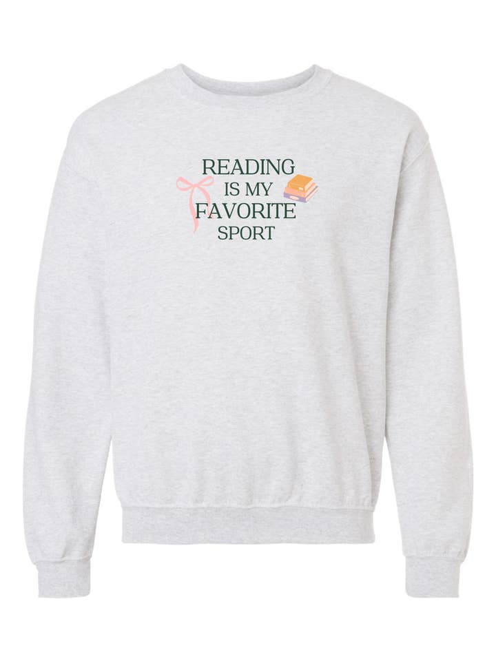 Reading is my Favorite Sport @rachel.readssss for wholesale by needlexstitchco