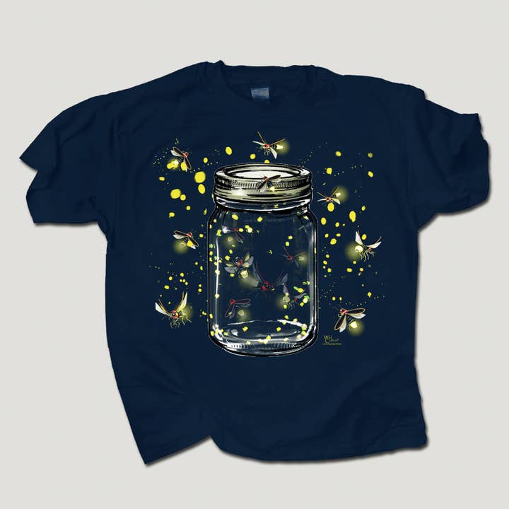 Firefly Glo Jar 100% HW Cotton Youth T-shirt for wholesale by Atlas Screen Printing