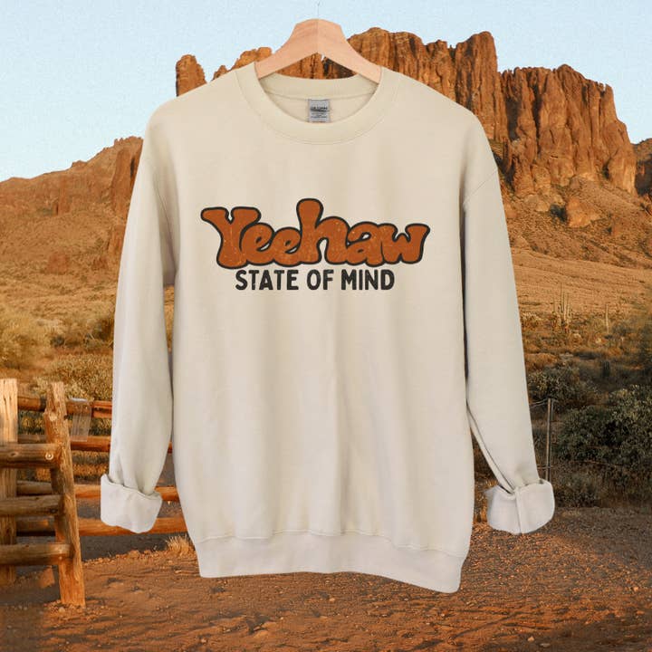 YEEHAW STATE OF MIND for wholesale by Western Babes Boutique LLC