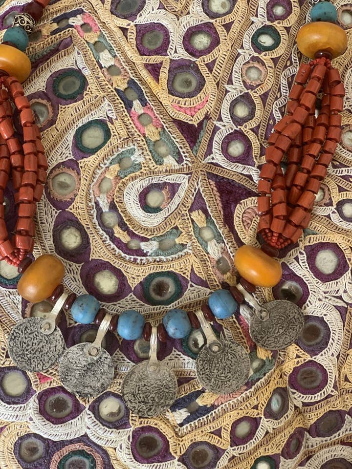 Morocco Berber ethic necklace for wholesale by Aurobelle Ibiza