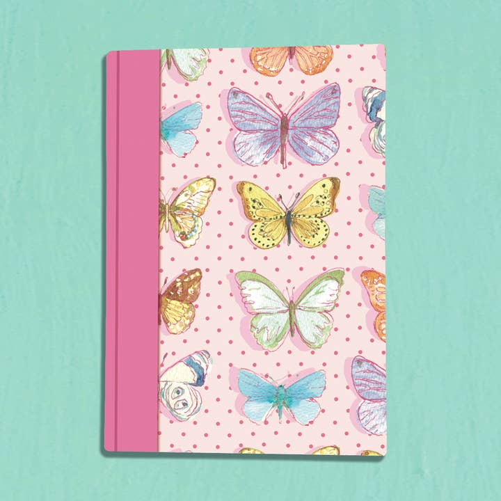 Set of 6 Butterfly Notebooks for wholesale by Siobhan at april rose