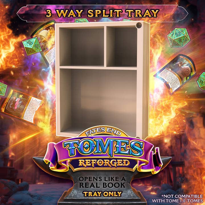 American Carver LLC - Wholesale Dice - D20 Crit Reforged Tome: TTRPG, MTG, Pokemon, D&D Gaming!7