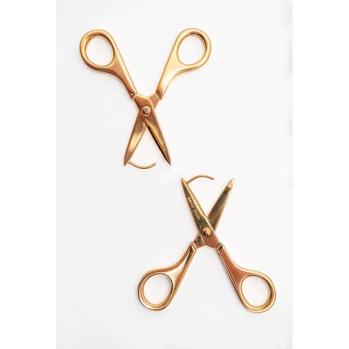 Coco Clem - Wholesale Hoop Earrings - Scissor Earrings in Gold5