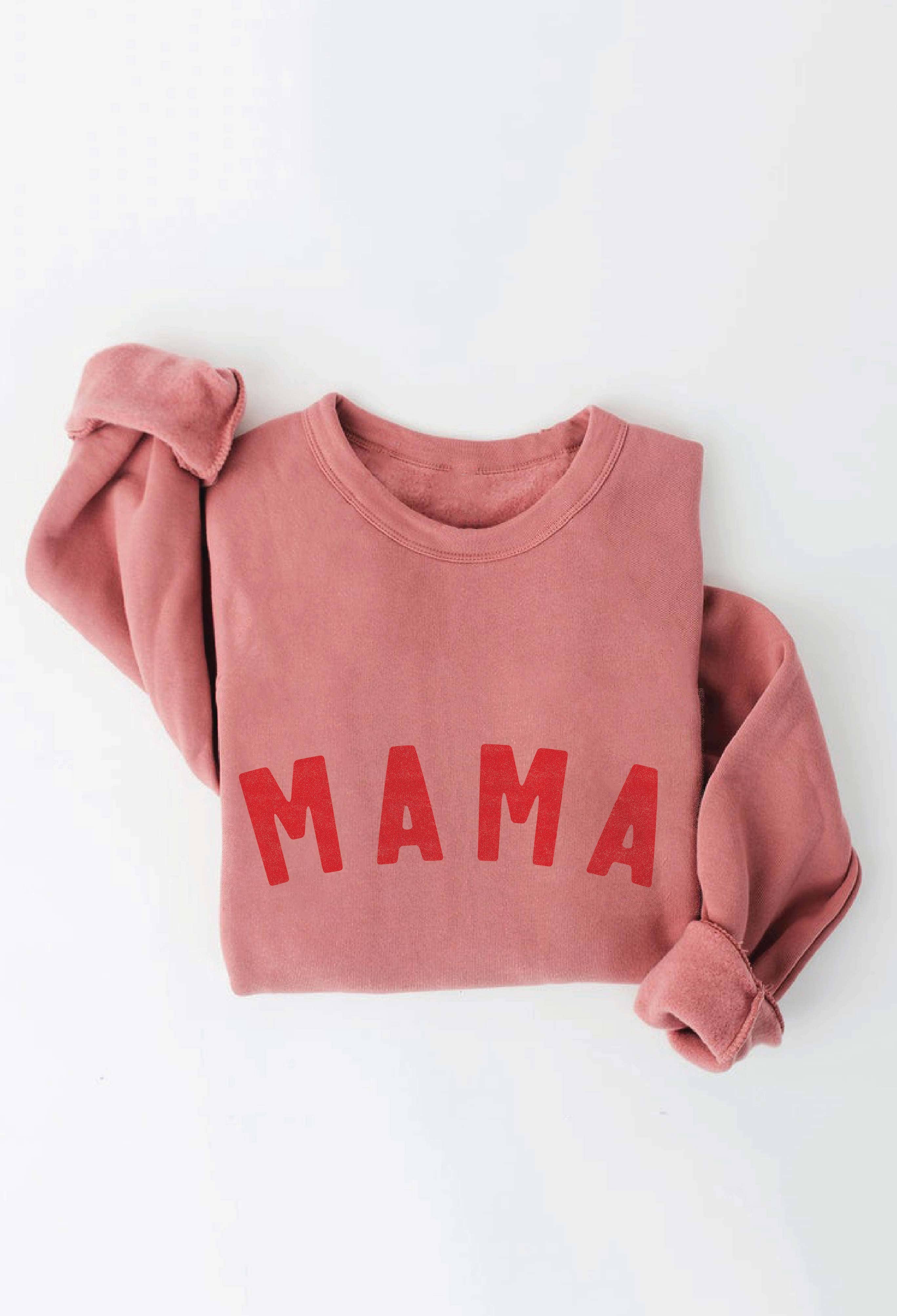OAT COLLECTIVE - Vente Sweat-shirt à imprimés – femme - Chandail à motif graphique MAMA - Vêtements d'intérieur2