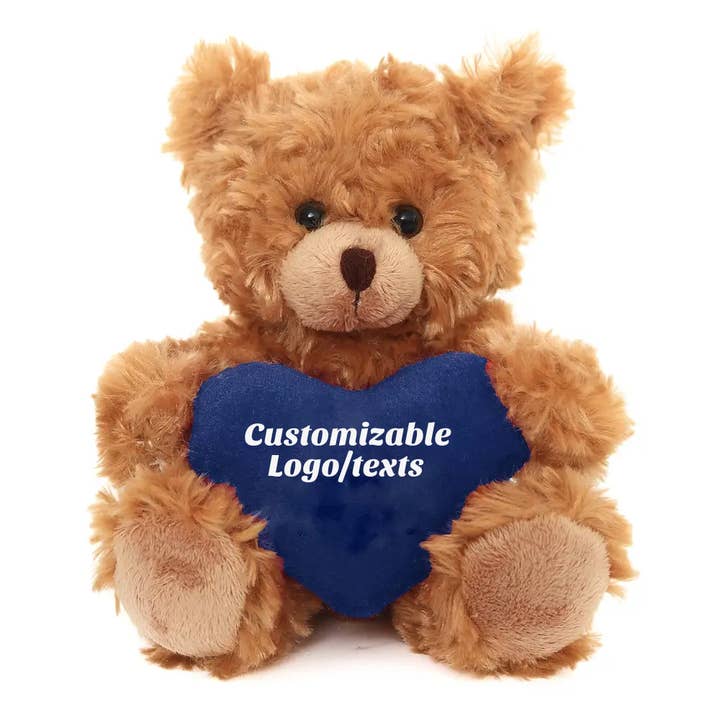 Plushland - Wholesale Stuffed/Plush Toy - Kids & Baby - 6″ Valentine Teddy Bear with Custom Heart | Teddy with Heart4