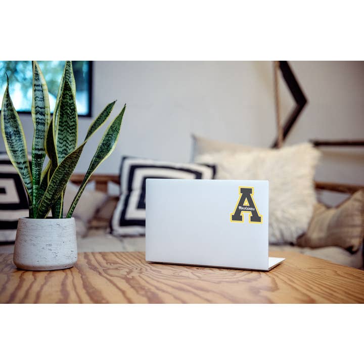 Nudge Printing - Wholesale Sticker - Appalachian State University Block A Car Decal2