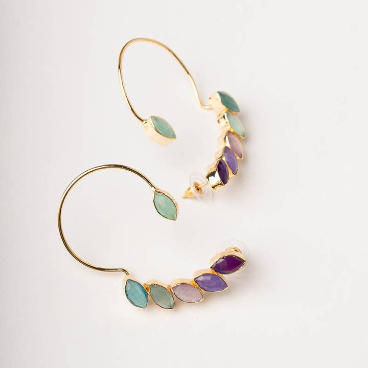 Boucles d'oreilles Earcuff Comète Éd. Limitée Multicolore Gamora pour la vente par ACUS